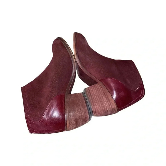 Charles by Charles David Yasmin Merlot Suede Bootie Size 6.5 - Picture 4 of 7